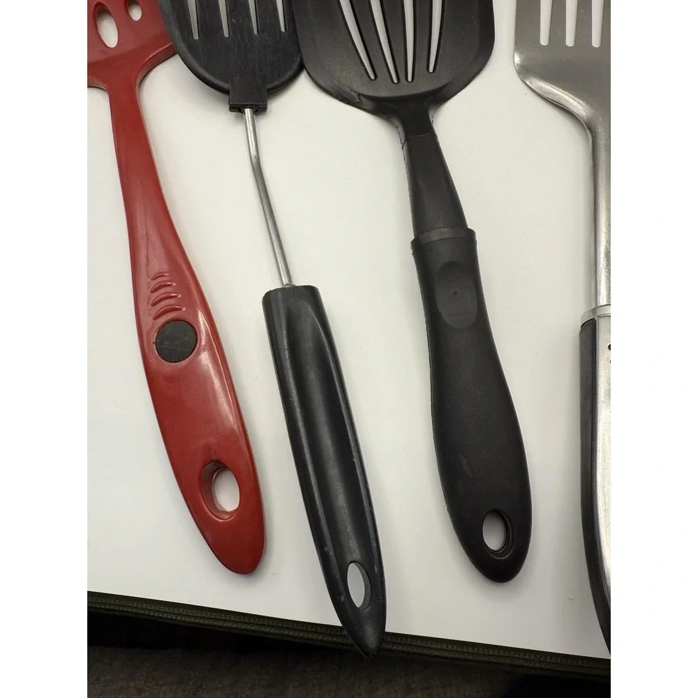 Lot Of 4 Vintage Cooking‎ Utensil Spatulas Melamine USA More